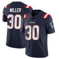 Tlead NE.Patriots #30 Jam Miller Player Navy Vapor Untouchable Home Game Stitched Jerseys