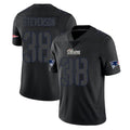 Tlead NE.Patriots #38 Rhamondre Stevenson Player Black Impact LImited Home Game Stitched Jerseys