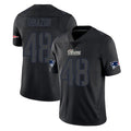 Tlead NE.Patriots #48 Namdi Obiazor Player Black Impact LImited Home Game Stitched Jerseys