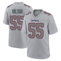 Tlead NE.Patriots #55 Jared Wilson Player Gray Fashion Limited Home Game Stitched Jerseys