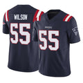 Tlead NE.Patriots #55 Jared Wilson Player Navy Limited Vapor F.U.S.E. Home Game Stitched Jerseys