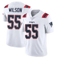 Tlead NE.Patriots #55 Jared Wilson Player White Vapor Untouchable Home Game Stitched Jerseys