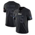 Tlead NE.Patriots #75 Alijah Vera-Tucker Player Black Impact LImited Home Game Stitched Jerseys