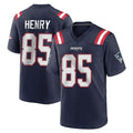 Tlead NE.Patriots #85 Hunter Henry Player Navy Home Game Stitched Jerseys