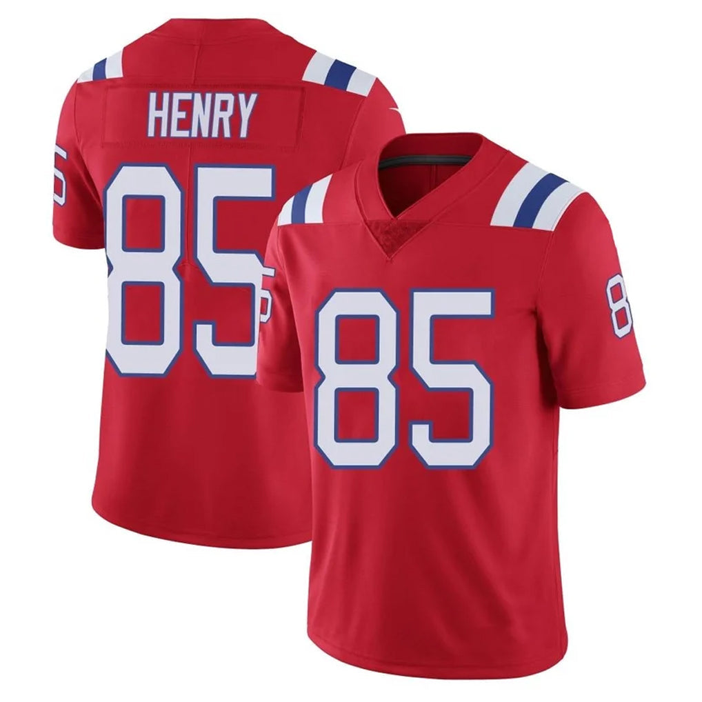 Tlead NE.Patriots #85 Hunter Henry Player Red Vapor Untouchable Home Game Stitched Jerseys