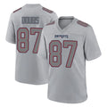 Tlead NE.Patriots #87 Romeo Doubs Player Gray Fashion Limited Home Game Stitched Jerseys