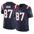 Tlead NE.Patriots #87 Romeo Doubs Player Navy Limited Vapor F.U.S.E. Home Game Stitched Jerseys