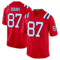 Tlead NE.Patriots #87 Romeo Doubs Player Red Home Game Stitched Jerseys