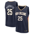 Tlead NO.Pelicans #25 Trey Murphy III Navy Fast Break Replica Stitched Jerseys- Icon Edition