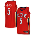 Tlead NO.Pelicans #5 Herbert Jones Red Swingman Stitched Jerseys- Statement Edition