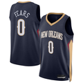 Tlead NO.Pelicans #0 Jeremiah Fears Navy Swingman Stitched Jerseys- Icon Edition