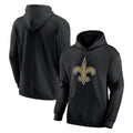 Tlead NO.Saints Black Pullover Hoodies Limited Blank Player Stitched Jerseys