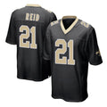 Tlead NO.Saints #21 Justin Reid Player Black Home Game Stitched Jerseys
