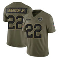 Tlead NO.Saints #22 Martin Emerson Jr. Player Olive 2025 Salute To Service Limited Stitched Jerseys