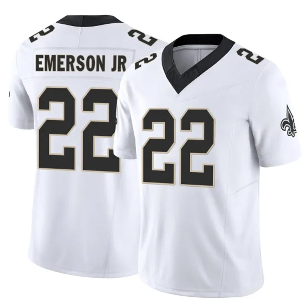 Tlead NO.Saints #22 Martin Emerson Jr. Player White Limited Vapor F.U.S.E. Home Game Stitched Jerseys