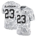 Tlead NO.Saints #23 Julian Blackmon Player Arctic Camo Salute To Service Limited Game Stitched Jerseys