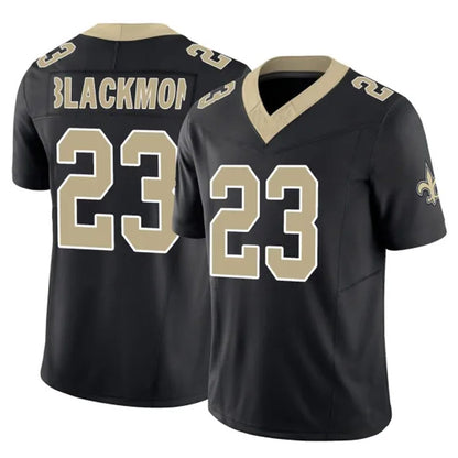 Tlead NO.Saints #23 Julian Blackmon Player Black Limited Vapor F.U.S.E. Home Game Stitched Jerseys