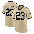 Tlead NO.Saints #23 Julian Blackmon Player Gold Home Game Stitched Jerseys