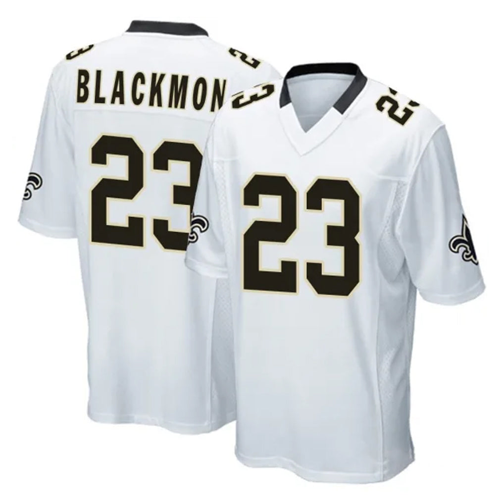 Tlead NO.Saints #23 Julian Blackmon Player White Home Game Stitched Jerseys