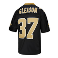 Tlead NO.Saints #37 Steve Gleason Mitchell & Ness Black Legacy Replica Jersey