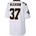 Tlead NO.Saints #37 Steve Gleason Mitchell & Ness White Big & Tall 2006 Retired Player Replica Jersey