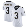 Tlead NO.Saints #3 Travis Etienne Jr. Player White Limited Vapor Untouchable Home Game Stitched Jerseys