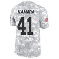 Tlead NO.Saints #41 Alvin Kamara Player Arctic Camo Salute to Service Limited Stitched Jerseys
