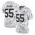 Tlead NO.Saints #55 Kaden Elliss Player Arctic Camo Salute To Service Limited Game Stitched Jerseys