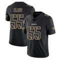 Tlead NO.Saints #55 Kaden Elliss Player Black Impact Limited Home Game Stitched Jerseys