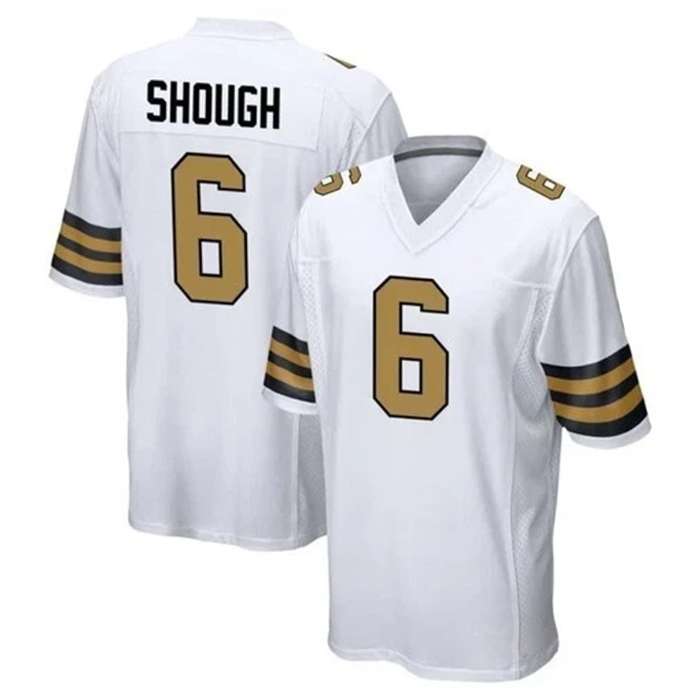 Tlead NO.Saints #6 Tyler Shough Player White Alternate Home Game Stitched Jerseys