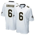 Tlead NO.Saints #6 Tyler Shough Player White Home Game Stitched Jerseys