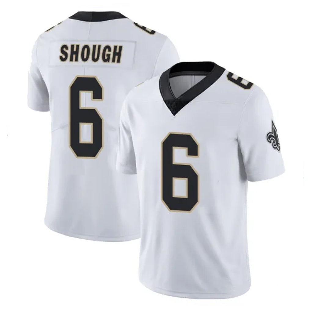 Tlead NO.Saints #6 Tyler Shough Player White Limited Vapor Untouchable Home Game Stitched Jerseys