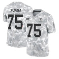 Tlead NO.Saints #75 Taliese Fuaga Player Arctic Camo Salute To Service Limited Game Stitched Jerseys