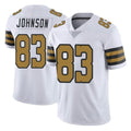 Tlead NO.Saints #83 Juwan Johnson Player White Limited Color Rush Home Game Stitched Jerseys