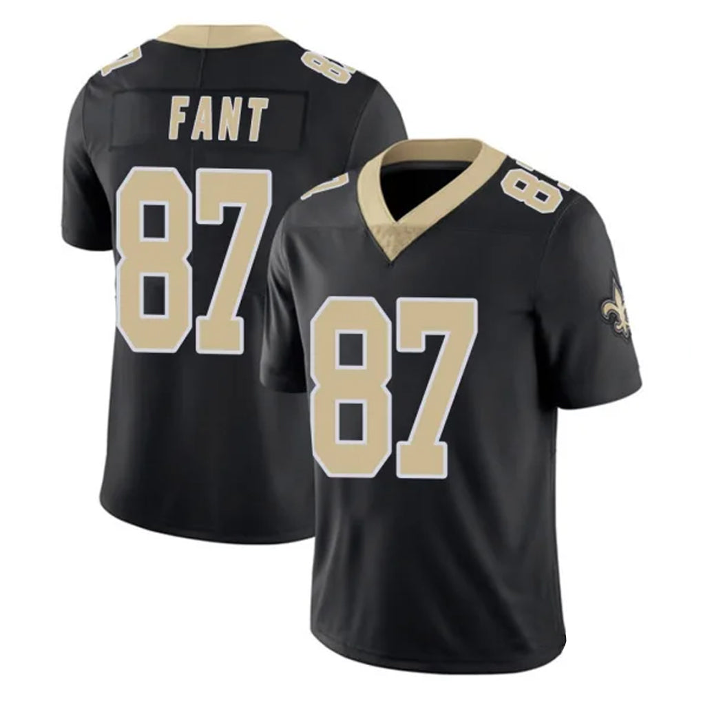 Tlead NO.Saints #87 Noah Fant Player Black Limited Vapor Untouchable Home Game Stitched Jerseys