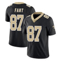 Tlead NO.Saints #87 Noah Fant Player Black Limited Vapor Untouchable Home Game Stitched Jerseys