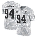 Tlead NO.Saints #94 Cameron Jordan Player Arctic Camo Salute to Service Limited Stitched Jerseys