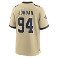 Tlead NO.Saints #94 Cameron Jordan Player Gold Alternate Game Stitched Jerseys