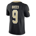 Tlead NO.Saints #9 Drew Brees Captain Vapor Limited Stitched Jerseys