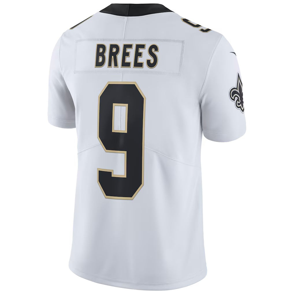 Tlead NO.Saints #9 Drew Brees White Vapor Untouchable Limited Player Stitched Jerseys