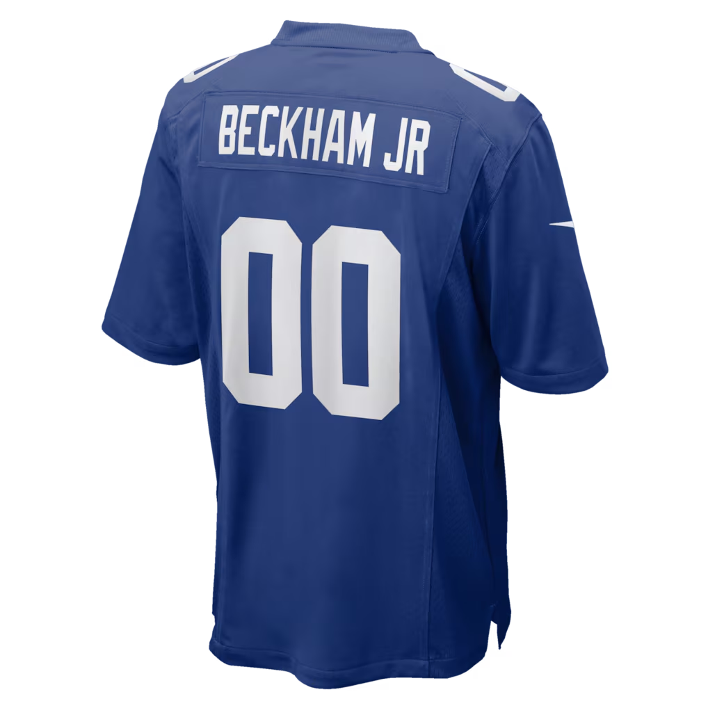 Tlead NY.Giants #00 Odell Beckham Jr. Royal Team Game Stitched Jerseys