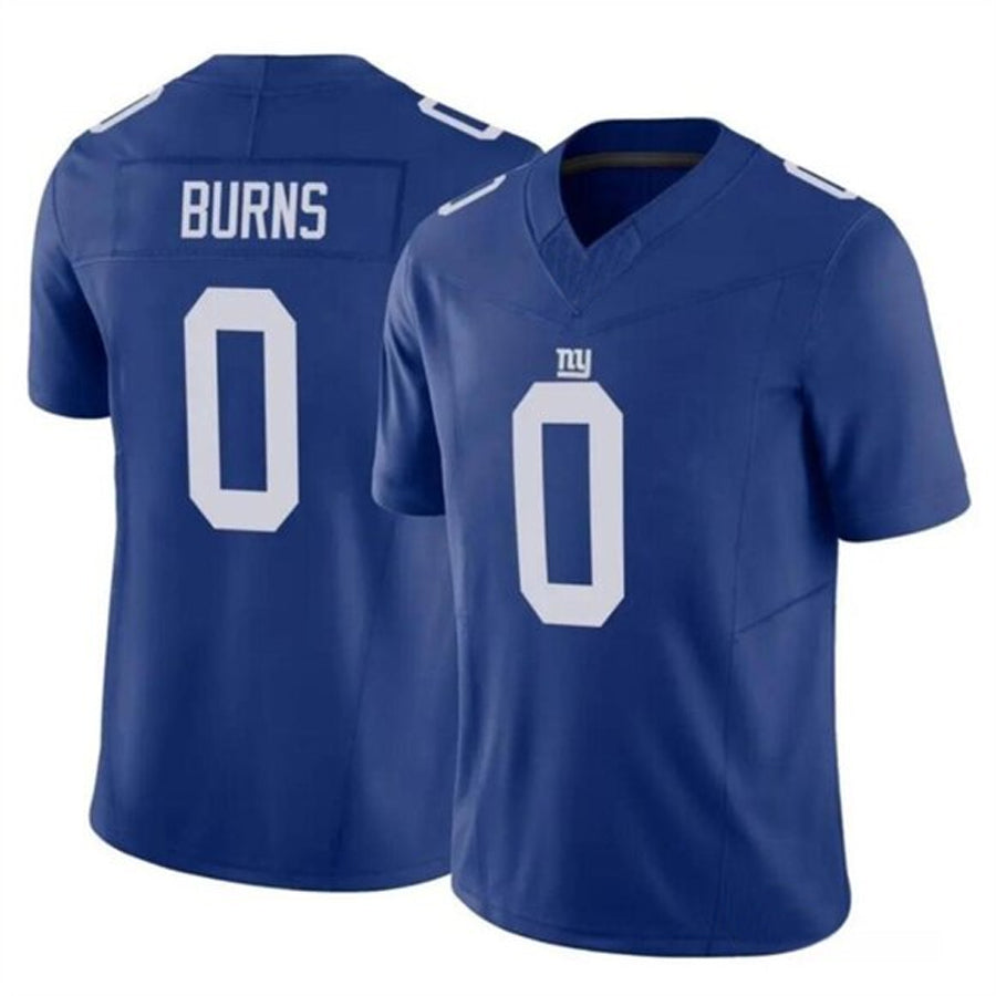 Tlead NY.Giants #0 Brian Burns Player Blue F.U.S.E. Limited Stitched Jerseys