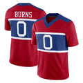 Tlead NY.Giants #0 Brian Burns Player Red Century Vapor F.U.S.E. Home Game Stitched Jerseys