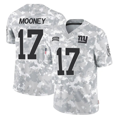 Tlead NY.Giants #17 Darnell Mooney Player Arctic Camo Salute To Service Limited Game Stitched Jerseys