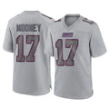 Tlead NY.Giants #17 Darnell Mooney Player Gray Atmosphere Fashion Limited Game Stitched Jerseys