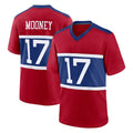 Tlead NY.Giants #17 Darnell Mooney Player Red Century Home Game Stitched Jerseys