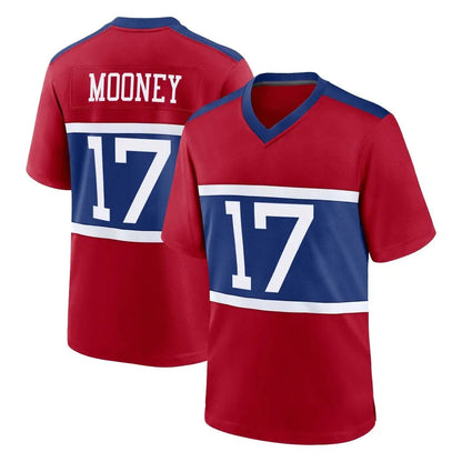 Tlead NY.Giants #17 Darnell Mooney Player Red Century Home Game Stitched Jerseys