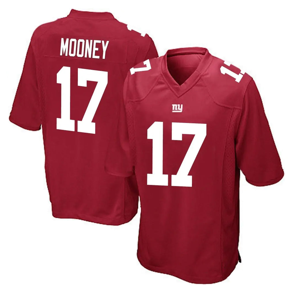 Tlead NY.Giants #17 Darnell Mooney Player Red Home Game Stitched Jerseys