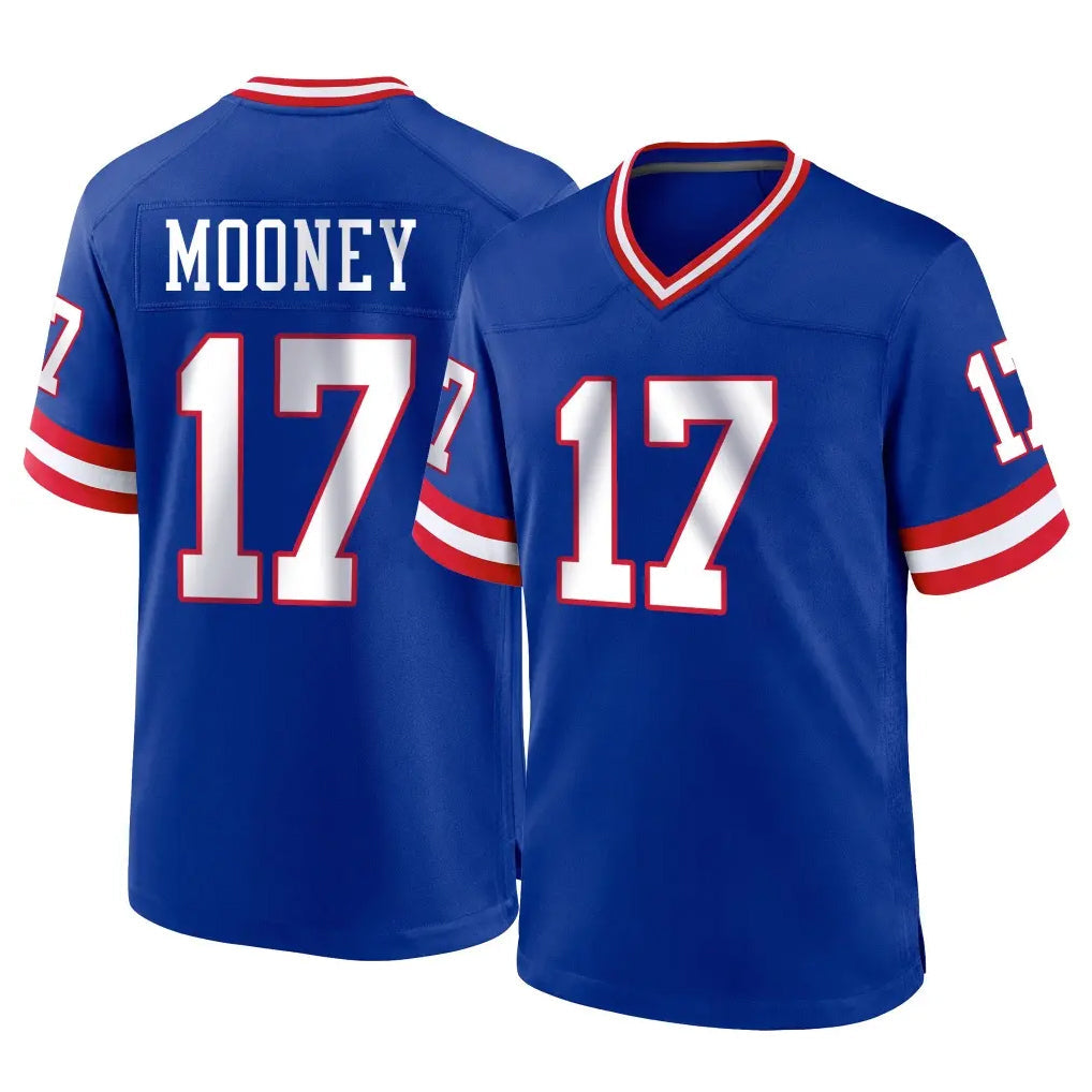Tlead NY.Giants #17 Darnell Mooney Player Royal Classic Home Game Stitched Jerseys