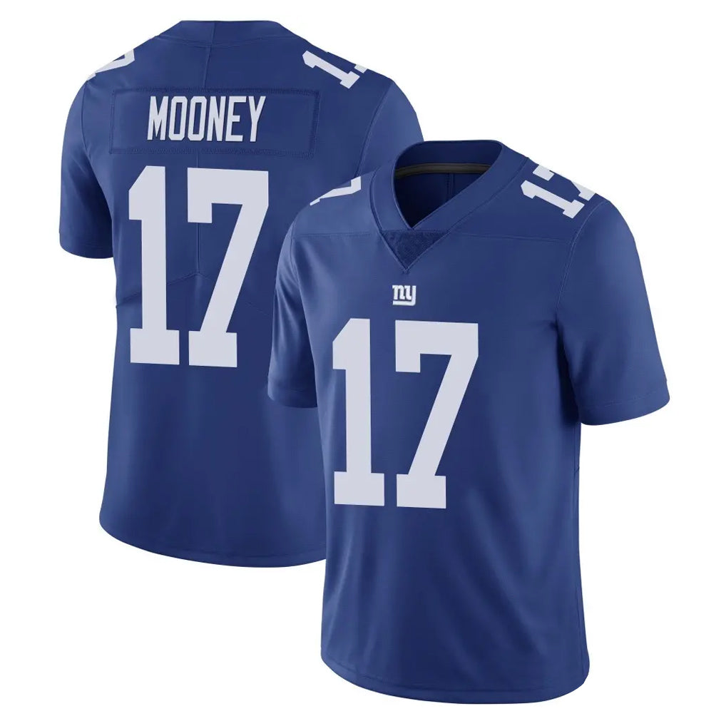Tlead NY.Giants #17 Darnell Mooney Player Royal Limited Vapor Untouchable Home Game Stitched Jerseys